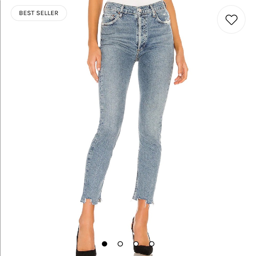 AGOLDE Nico High Rise Slim Jeans